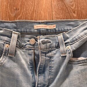 Levi's Light Blue High-Rise Jeans